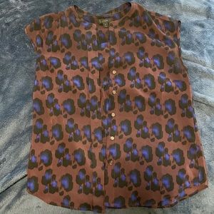 womens jcrew button up blouse